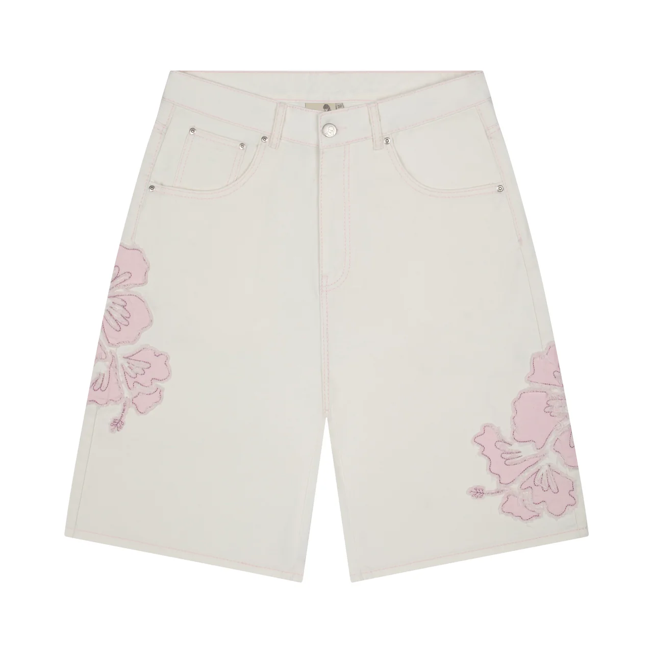Derschutze Off White Jorts Derschutze Off White Jorts