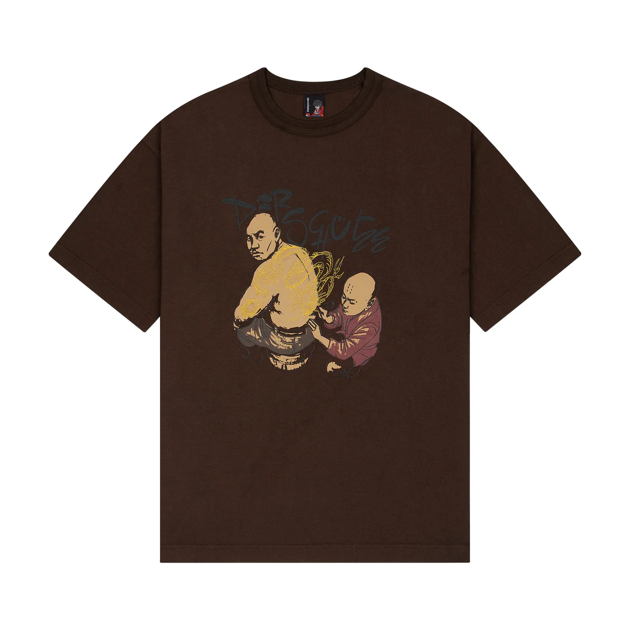 Derschutze T Shirt Dark Brown Derschutze T Shirt Dark Brown
