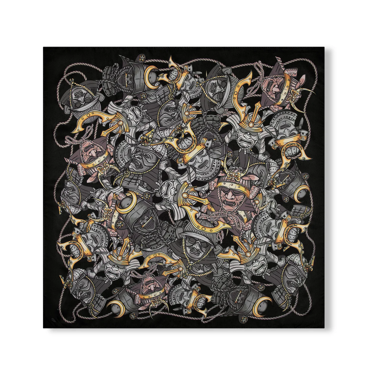 Derschutze Yakuza Scarf Black Derschutze Yakuza Scarf Black