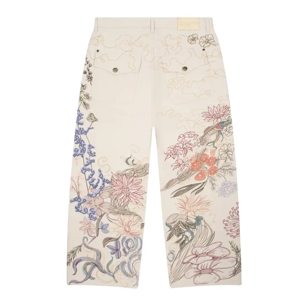 Thangka Chalk Denim Back Thangka Chalk Denim Back